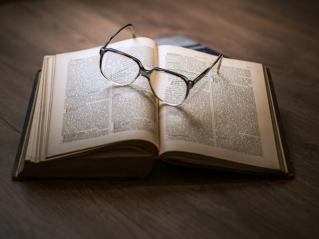 Non Fiction Book with Glasses